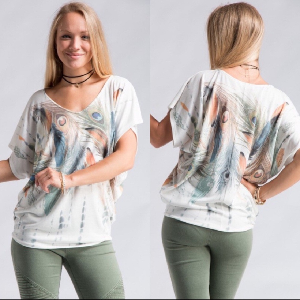 🐘Dolman short sleeve top